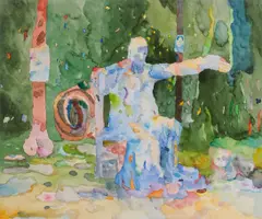 Qiu Xiaofei, Diviner, 2021, giclee print