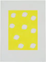 Xiangyu He, 9 Lemons, 2021, acrylic and pencil on paper