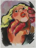 Cristina BanBan, Lara, 2019, pastel on paper