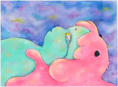 Okokume, Broken, 2019, mixed media on paper