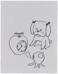 Yoshitomo Nara, Time Goes On, single colour intaglio on paper