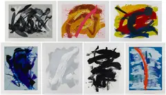 Kazuo Shiraga, Portfolio 1990, 1990, screenprint on paper