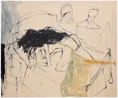 Tracey Emin, I See the Mirror, 2022, acrylic on canvas