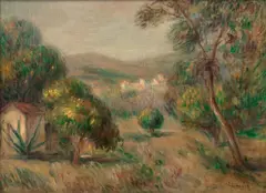 Pierre-Auguste Renoir, Paysage aux oliviers, 1901, oil on canvas