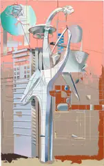 Cui Jie, Escape #2, 2017, acrylic and oil on canvas