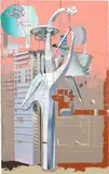 Cui Jie, Escape #2, 2017, acrylic and oil on canvas