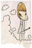 Yoshitomo Nara, Untitled, 2003, coloured pencil on paper