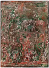 Saburō Asō, Grass, 1962, oil on canvas