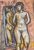 Ryuzaburo Umehara, Nude, pastel on paper