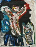 Karel Appel, The Entry, 1985, oil on canvas