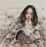 Ai Xuan, Lonely Wild Land, 2013, ink and colour on paper