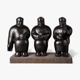 Li Chen, Three Bodies of Buddha, 1998, bronze