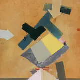 Wang Chuan, Untitled, 1993, oil and collage on paper