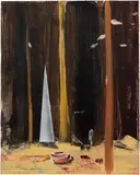 Qiu Xiaofei, Recluse in the Woods, 2014, acrylic on canvas