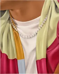Le Foulard (The Scarf) by Alexis Ralaivao, 2021, oil on canvas, sold Mar 2026