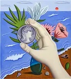 Jonathan Gardner, The Other Side of the Horizon, 2019, oil on linen