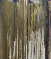 John Armleder, Picked Up, 2017, mixed media on canvas