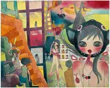 Aya Takano, Land of Sodom and Gomorrah, 2006, acrylic on canvas