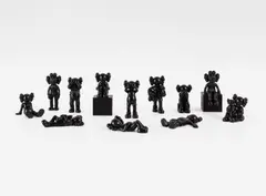 Bronze Figures by Kaws, 2022, The complete set of 12 bronze figures, all contained in the original wooden presentation boxes, sold Mar 2026