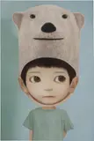 Mayuka Yamamoto, Polar Bear Boy, 2018, oil on canvas