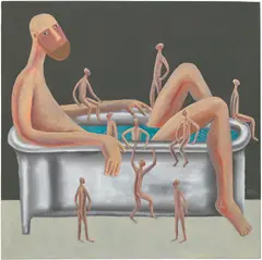 Kitti Narod, Me, 2018, acrylic on canvas