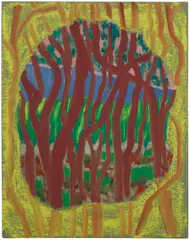 Shara Hughes, Many Layers, 2020, oil and acrylic on canvas