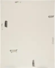 Lee Ufan, With Winds, 1991, pigment suspended in glue on canvas