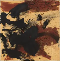 Walasse Ting, Old Soldier Comeback, 1960, oil on canvas