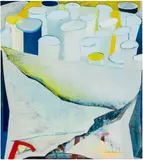Zhang Zipiao, Double Burst, 2018, oil on canvas