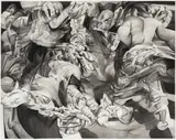 Anna Park, Stick with me, Kid, 2020, charcoal on paper mounted on panel