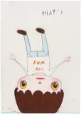 Javier Calleja, That's The Way, 2018, mixed media on paper