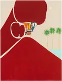 Susumu Kamijo, Saw You On The Shore, Flashe vinyl paint on canvas