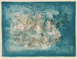 Zao Wou-ki, Petit jardin, 1956, lithograph on paper