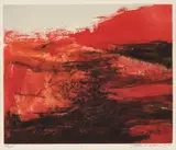 Zao Wou-ki, Sans titre, 1968, etching on paper