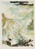 Zao Wou-ki, Sans titre, 1976, lithograph on paper