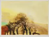 Zao Wou-ki, Sans titre, 1989, etching on paper