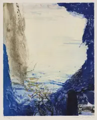 Zao Wou-ki, Sans titre, 1994, etching on paper