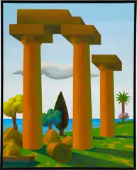 Capriccio by Salvo, 1998, oil on canvas, sold May 2025