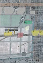 Punch and Judy by Jonas Wood, 2015, oil and acrylic on linen, offered May 2025