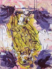 Georg Baselitz, Hinterglasvogel II, 1997, Öl auf Leinwand