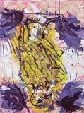 Georg Baselitz, Hinterglasvogel II, 1997, Öl auf Leinwand