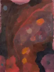 Li Hei Di, What it Means When a Man Falls from the Sky, 2022, oil on paper