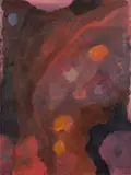 Li Hei Di, What it Means When a Man Falls from the Sky, 2022, oil on paper