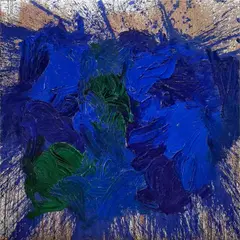 Schuttbild (QF_05_18) by Hermann Nitsch, 2018, acrylic on jute, sold May 2025