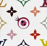 Takashi Murakami, Eye Love SUPERFLAT, 2003, acrylic on canvas