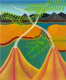 Camilla Engström, Earth Friends, 2023, oil on canvas