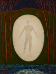 Scott Kahn, Reflecting in the Wilderness, 2005, oil on linen