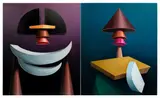 Jason Boyd Kinsella, Sheilah and Chris, 2023, oil on canvas, diptych