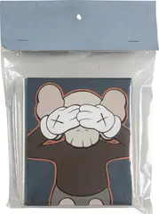 UNTITLED (ORIGINAL FAKE SERIES) by Kaws, 2002, acrylic on canvas in plastic bag with hang tag, sold May 2025