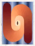 Loie Hollowell, Linked Lingam (yellow, mauve-flesh, blue)